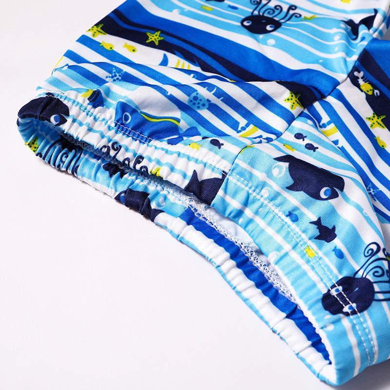 Children's Quick-Dry Cartoon Swim Boxer for Boys - Korean Style
