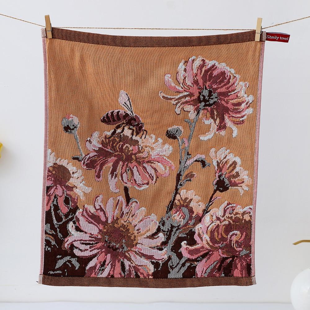 New 34x40cm Large Hand Towel Quick Dry 4 Layer Cotton Gauze Kitchen Dish Cloth Decorative Handkerchief Home Restaurant