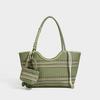 Niche lazy seaside beach bag hollow shoulder tote bag mesh handmade summer woven bag women