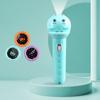 Kids Story Projector Flashlight Animal Image Projector Toy with Changeable Discs Early Learning Educational Toy for Bedtime Fun Gift for Children