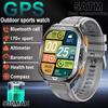2026 New Dual Frequency GPS Smart Watch Men 1.96-inch HD AMOLED Screen Compass Bluetooth Call 5ATM Waterproof Sports Smart Watch