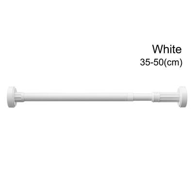 Stainless Steel Telescopic Pole Hollow Curtain Rod Clothes Drying Rack  for Balcony Bathroom