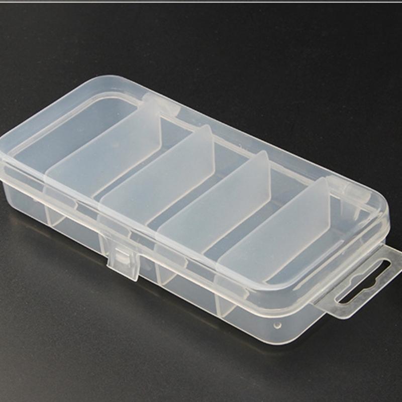 Double Layer Transparents Fishing Baits Organizers with Durability Plastic Construction for Lures Storage