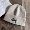Knit Hat Men Winter Warm Acrylic Beanie For Casual Outdoor Wear