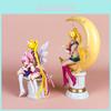 Figura de PVC da Sailor Moon Tsukino Usagi com Asas e Design de Deusa da Lua para Colecionadores e Fãs