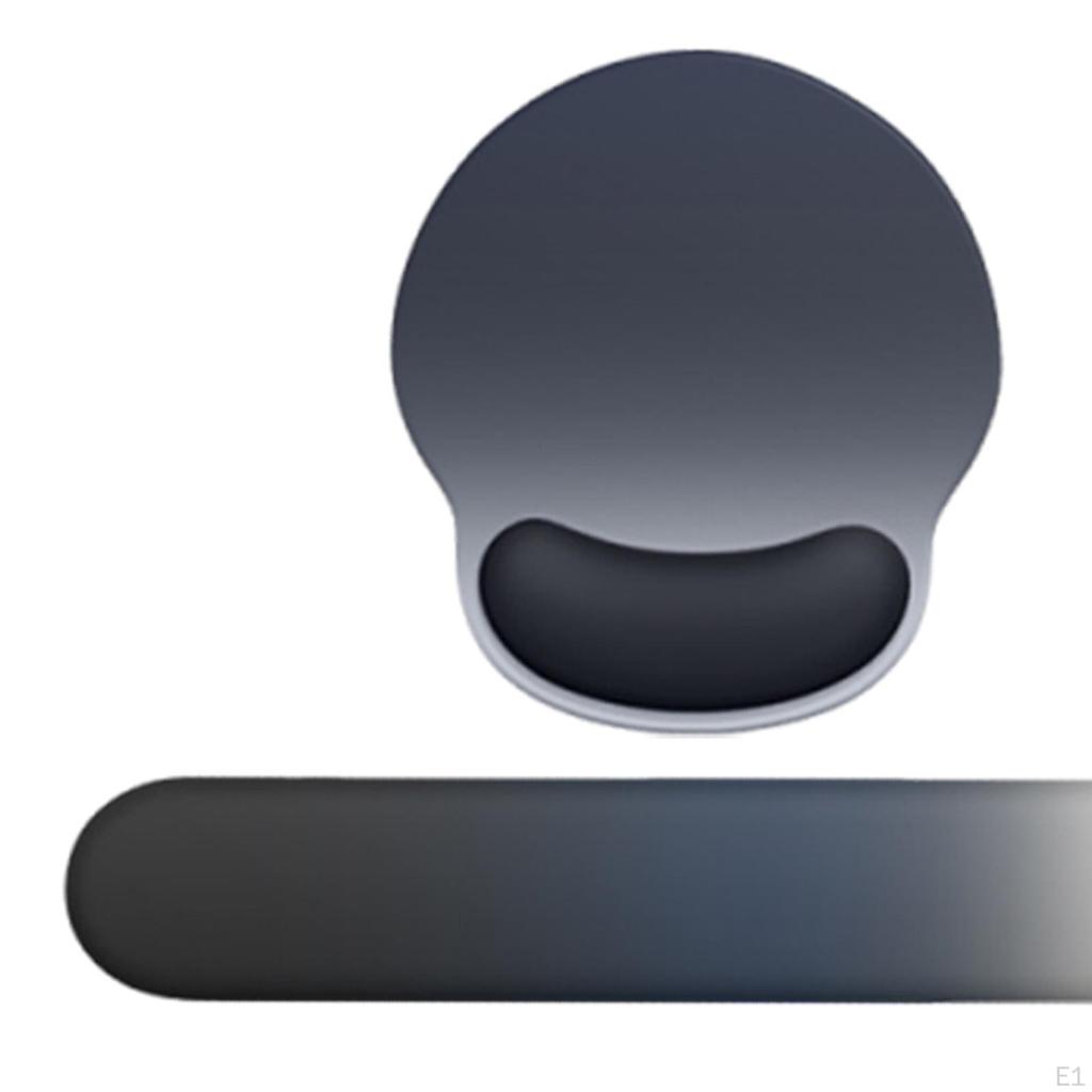 Alfombrilla de Ratón con Soporte para Muñeca Cojín para Gaming Esterilla Ergonómica de Apoyo para Teclado para Oficina Hogar