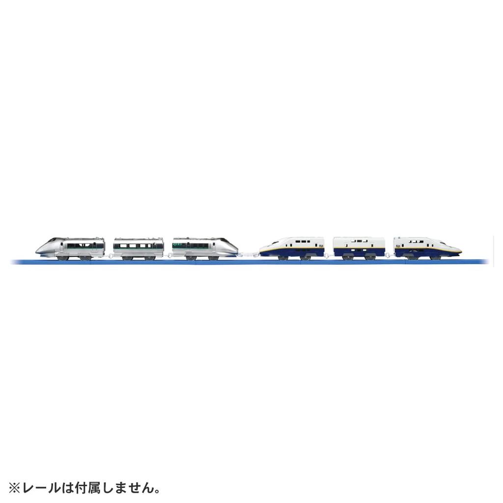 Takara Tomy Plarail Shinkansen YEAR2022 400 Series Tsubasa E4 Series Max Connection Set &
