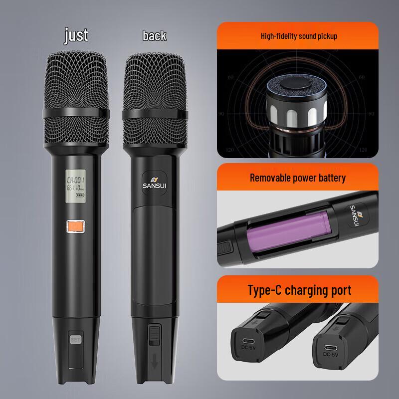 Sansui G7 Portable Karaoke Speaker