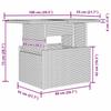 Garden Sofa Set 8 Pieces Gray Poly Rattan