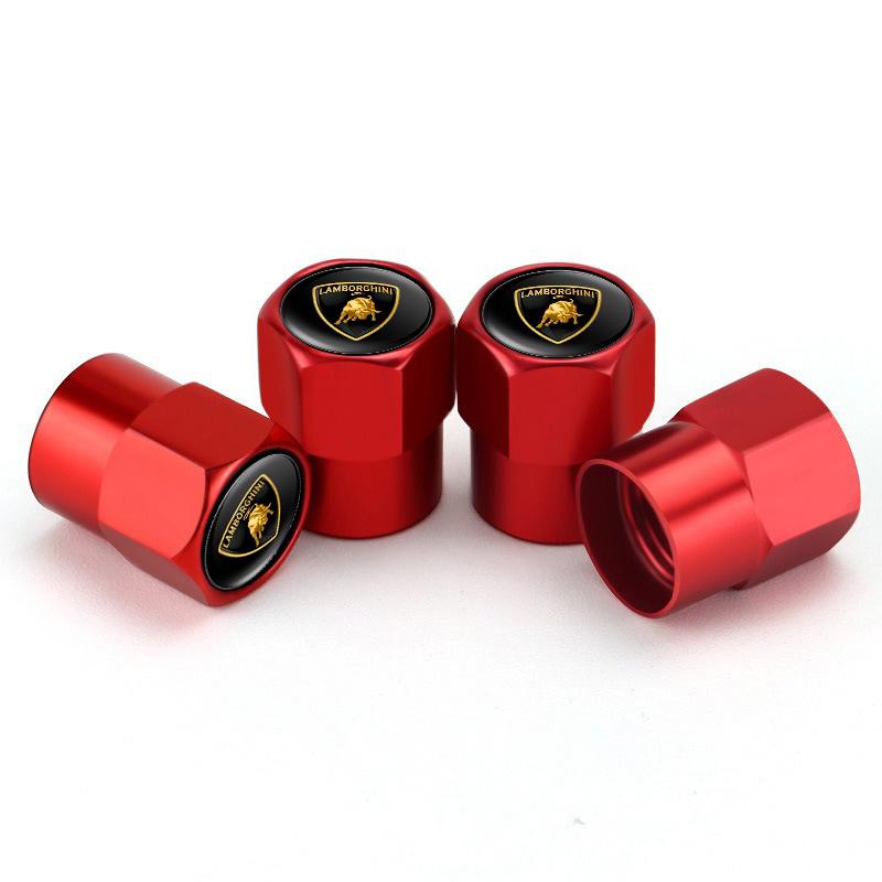 4pcs Styling Motorcycle Wheel Tire Rim Valve Stem Caps Covers For Lamborghini LP570 LP610 Urus LP700 LP770 Gallardo Aventador PP49