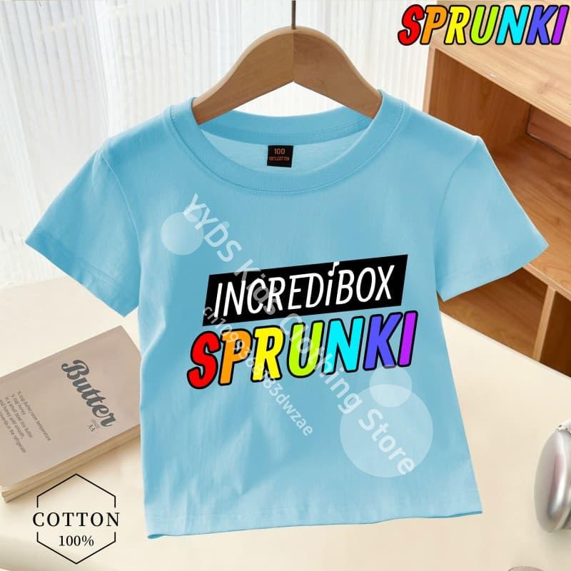 Doar un tip căruia îi place Sprunki Boy Imprimeu grafic Tricou Sprunki pentru copii Tendință de modă Tricou pentru băieți Haine universale de vară pentru băieți/fete