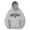 Khg0200 Atlettering Fleece-Lined Hoodie Gray