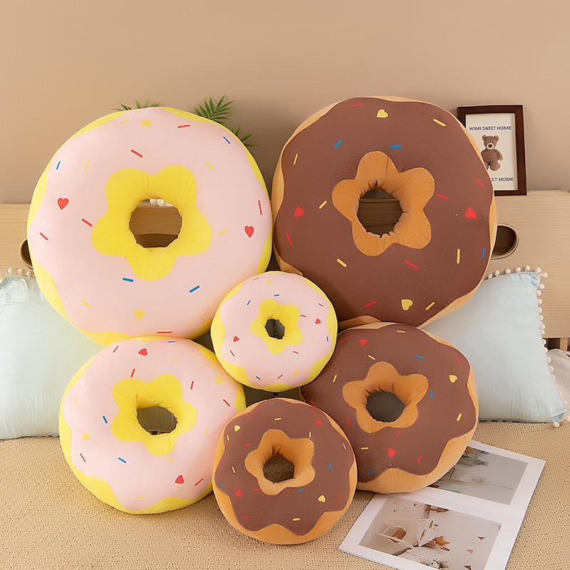 Stuffed Donut Animal Cute Cartoon Sofa Cushion Girls Children Holiday Doll Gift