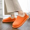 2024 Winter Men Women Clogs Slippers Warm Furry Slides Unisex Indoor Home Cotton Shoes Men's Casual Fluff Slides Plush Fur Clogs