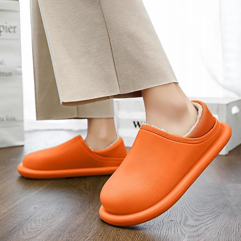 Женские зимние меховые тапочки — фото 5