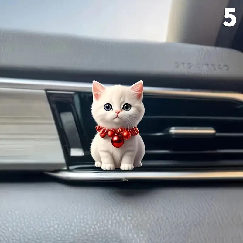 Car Outlet Vent Perfume Clips Cat Air Freshener Diffuser Aromatherapy Decoration Interior Aromatherapy Pad Car Cat Shape Clip