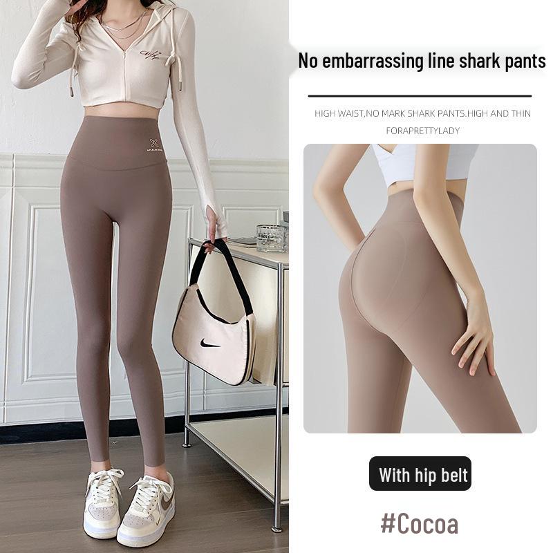 

Women s Shark Pants: High-Waist Tummy Control Yoga Leggings, Slimming & Body Shaping, Perfect for Spring/Summer Outdoor Activities. 2XL