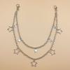 New Pop Punk Hollow Metal Pentagram Waist Chain Women's Retro Star Multi-layer Pants Chain