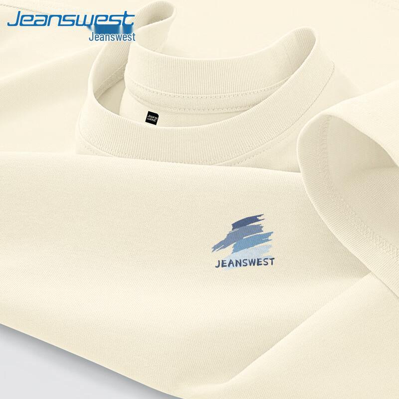 

Jeanswest Men s Heavyweight Pure Cotton Short Sleeve T-Shirt L