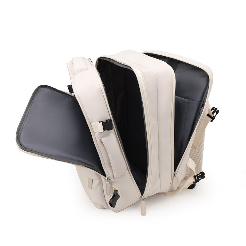 Expandable Large Capacity Backpack for Students and Commuters - Suitable for Travel, Laptops, and Daily Use