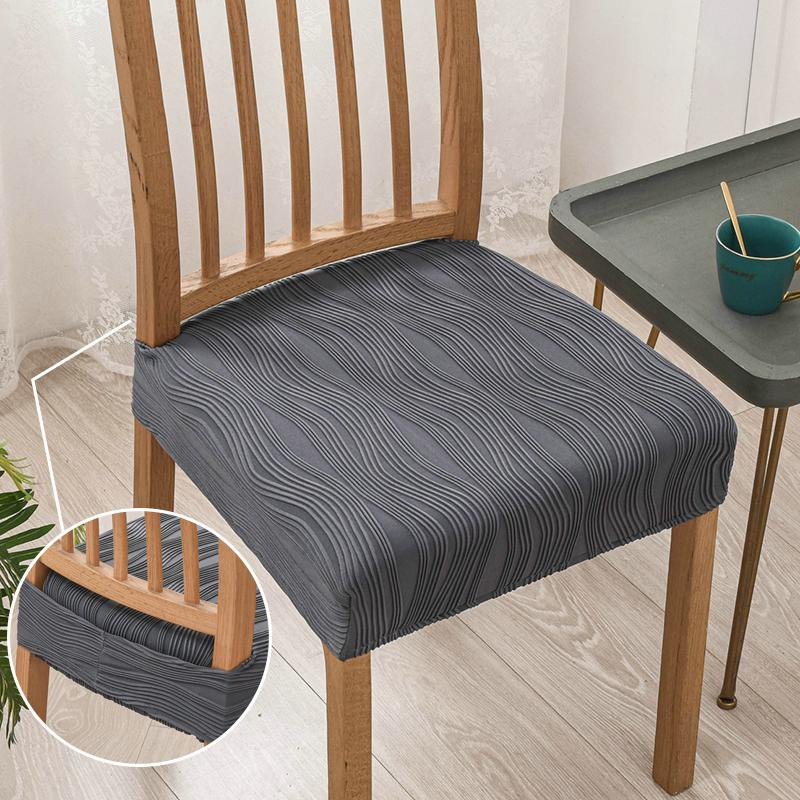 Elastické poťahy sedadiel jedálenských stoličiek Mäkké Odnímateľné Prateľné Poťahy sedadiel Poťah na vankúš sedadla jedálenskej stoličky Chránič Slipcover