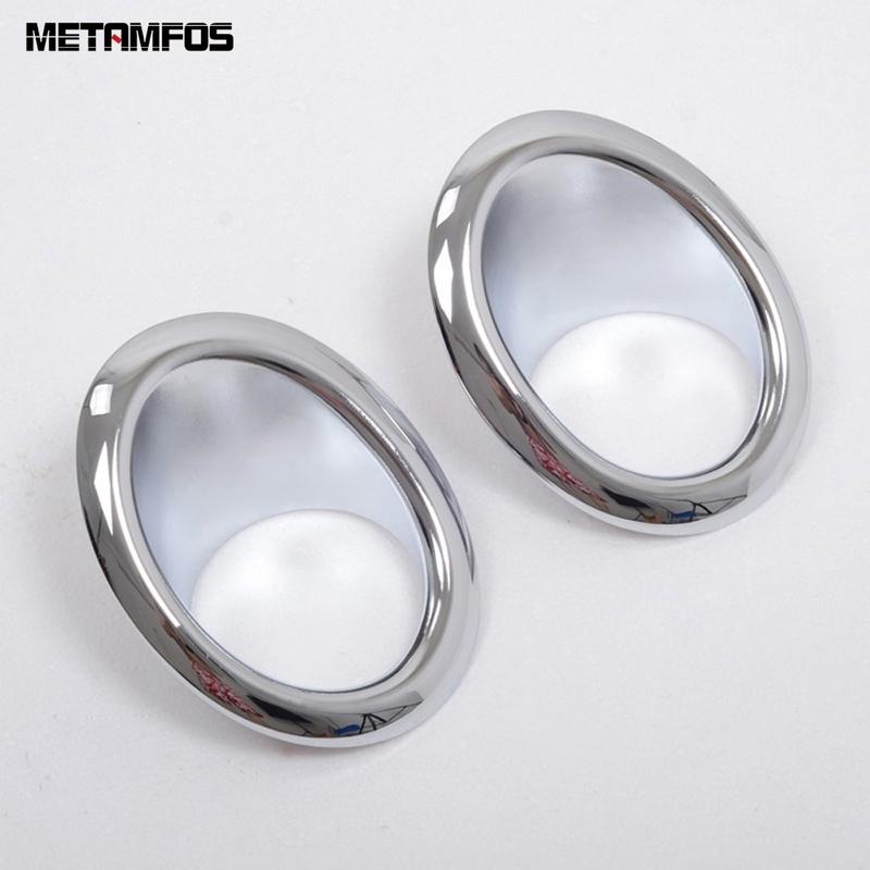 Front Fog Light Lamp Cover Trim For Nissan X-Trail 2012 2013 Chrome Foglight Foglamp Protector Exterior Accessories Car Styling