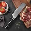 6.8 Inch Nakiri Knife 67 Layers Damascus Steel 10Cr15CoMoV Blade Chef Cleaver Slicing Kitchen Knives For Cutting Vegetables Meat