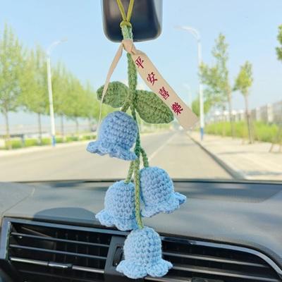 Pink Cute Car Decor Purple Car Hanging Ornament Car Decorations  for Rear View Mirrors