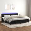 VidaXL Slatted Bed Base with Mattress and LED, Upholstered Bed, Double Bed, Adult Bed for Interior Bedroom, 3134305