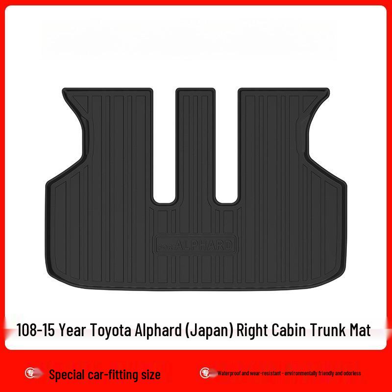 Toyota Alphard 20 Series RHD TPE Waterproof Floor and Trunk Mats