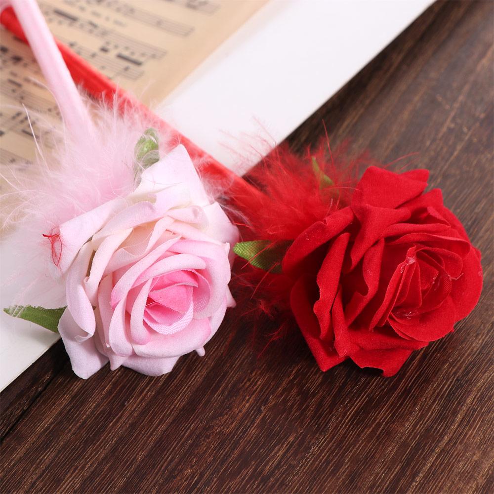 Best Wishes Rose Flower Ballpoint Pen Teacher's Day Gift Signature Pen Lovely Pen  Stationery
