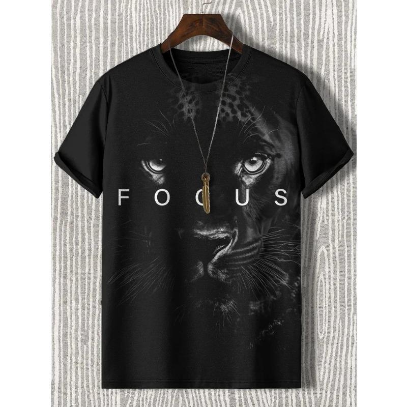 Letní zábava pánská a dámská móda abstraktní zvíře kotě prase potisk tričko ležérní kulatý výstřih tričko