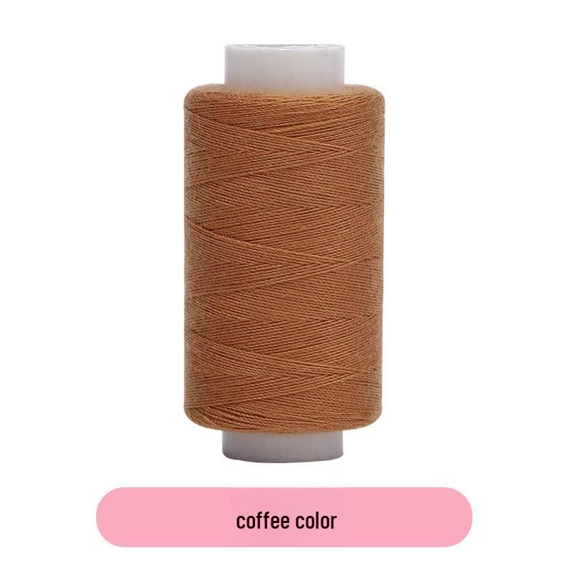 Beige, Black, Red, White Strong Handmade Sewing Thread for Machine and Hand Sewing - 402 Pagoda Line Small Roll
