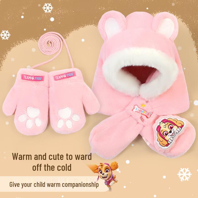 PAW PATROL Kids  Winter Hat, Scarf & Gloves Set One Size (52-54cm Head Circumference)