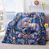 Magical Unicorn Fantasy Throw Soft Comfortable All Seasons Blanket Perfect Gift Couch Office Nap Outdoor Travel Blanket