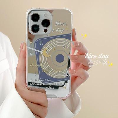 Huawei Nova 12 & Honor 90 Spiegelhülle, iPhone 14 Pro & Apple 16 Schutzhülle, Geeignet für iPhone XS