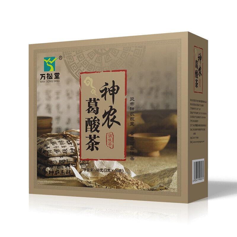 Shennong Kudzu Kyselý Čaj - Cikorka Gardénie Pampeliška 3g*20 sáčků/krabička