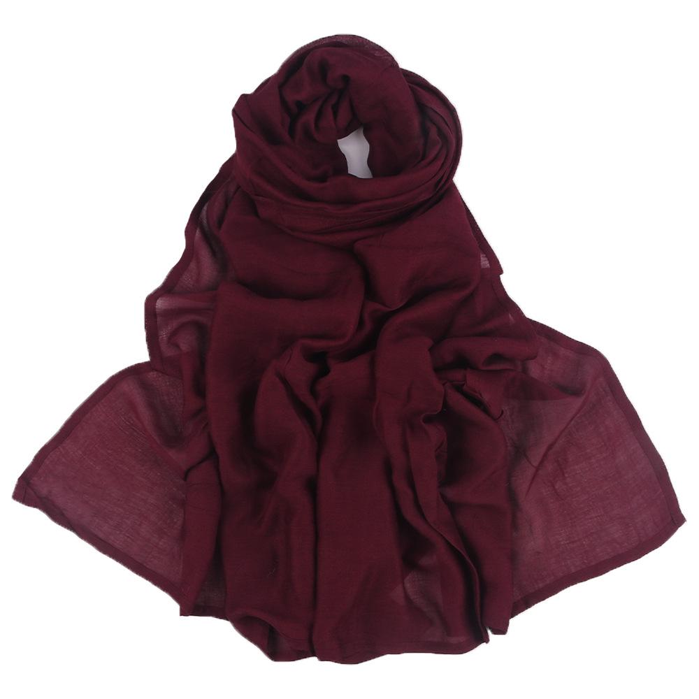 Breathable Rayon Wide-Brim Shawl & Scarf