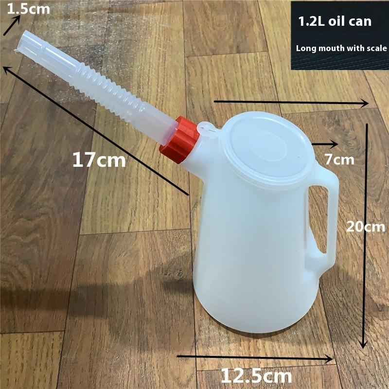 

1 шт. Универсальный 1,2/2/3/4/5 литровый гаражный мерный кувшин для масла/топлива/масла с длинным носиком для автомобиля, мотоцикла, пластиковая масленка, масленка 12L
