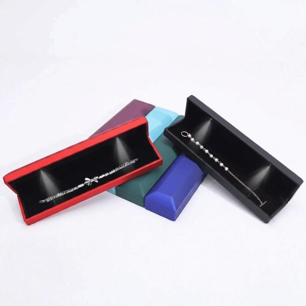 Jewelry Display Jewelry Gift Box Velvet Lined Necklace Storage Box Necklace