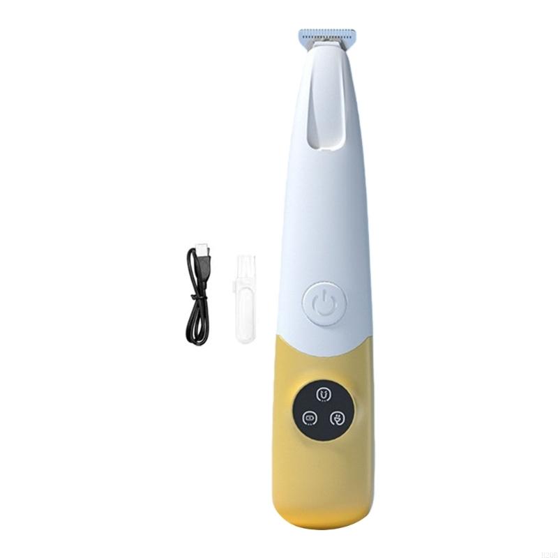 Ergonomic Pet Hair Trimmer Rechargeable Battery Quiet Operations For Dog Cats