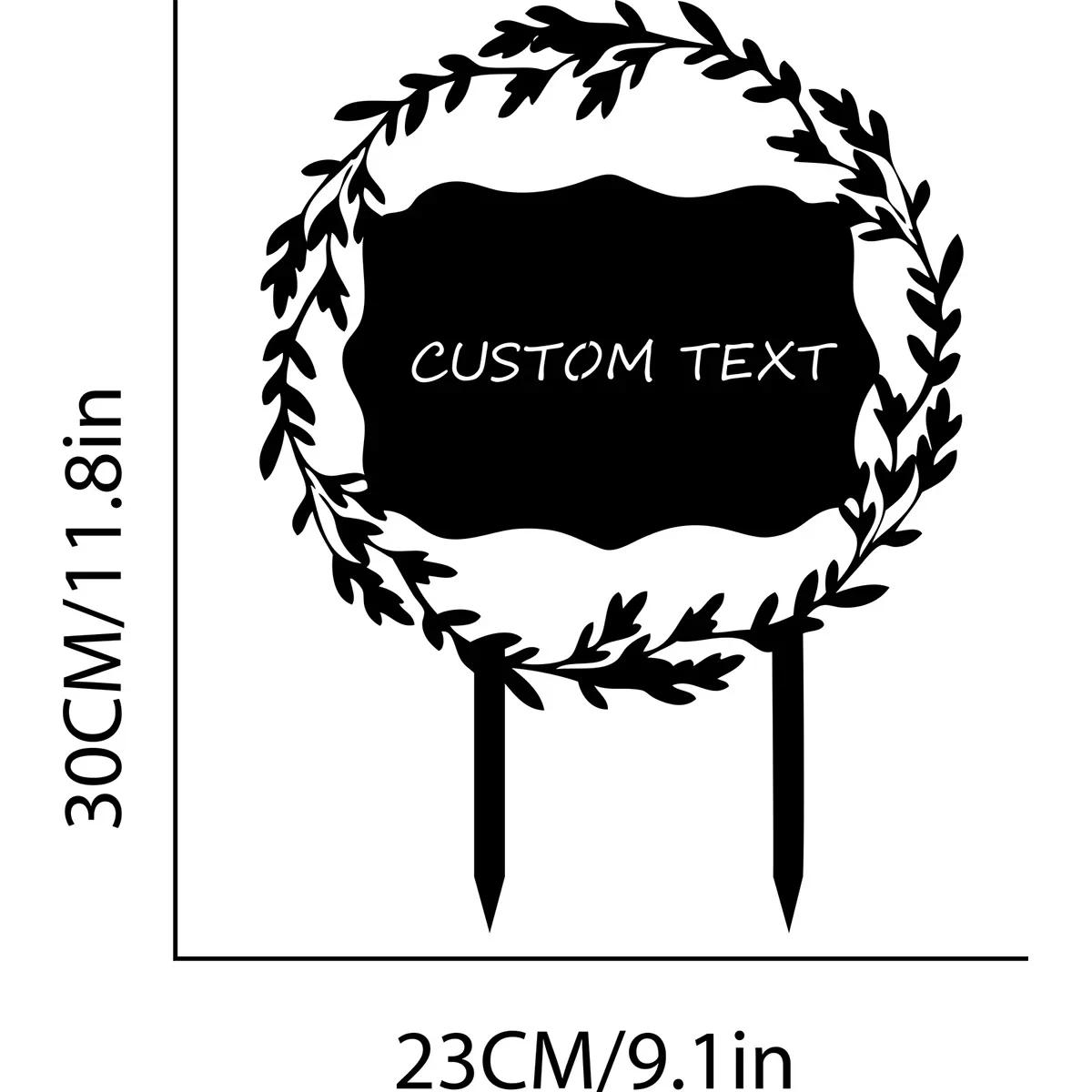 Metal Tin Sign Garden Decor Personalized Yard Art Custom Metal Wall Art