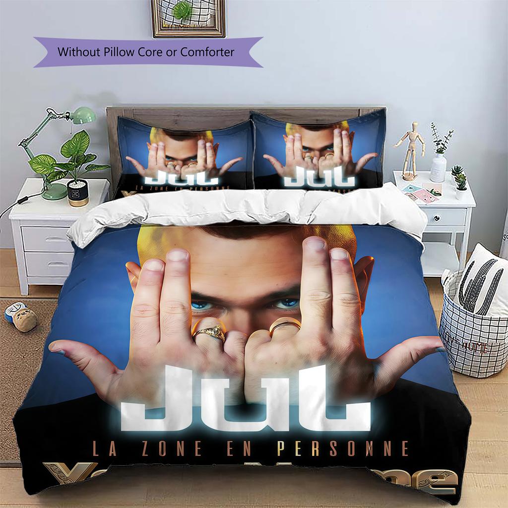 Custom Name JuL C'est Pas Des Lol Bedding,Quilt Set Quilt Cover Pillowcase Home Birthday Gift(1 * duvet cover + 2 * pillowcase, without core) -HE75