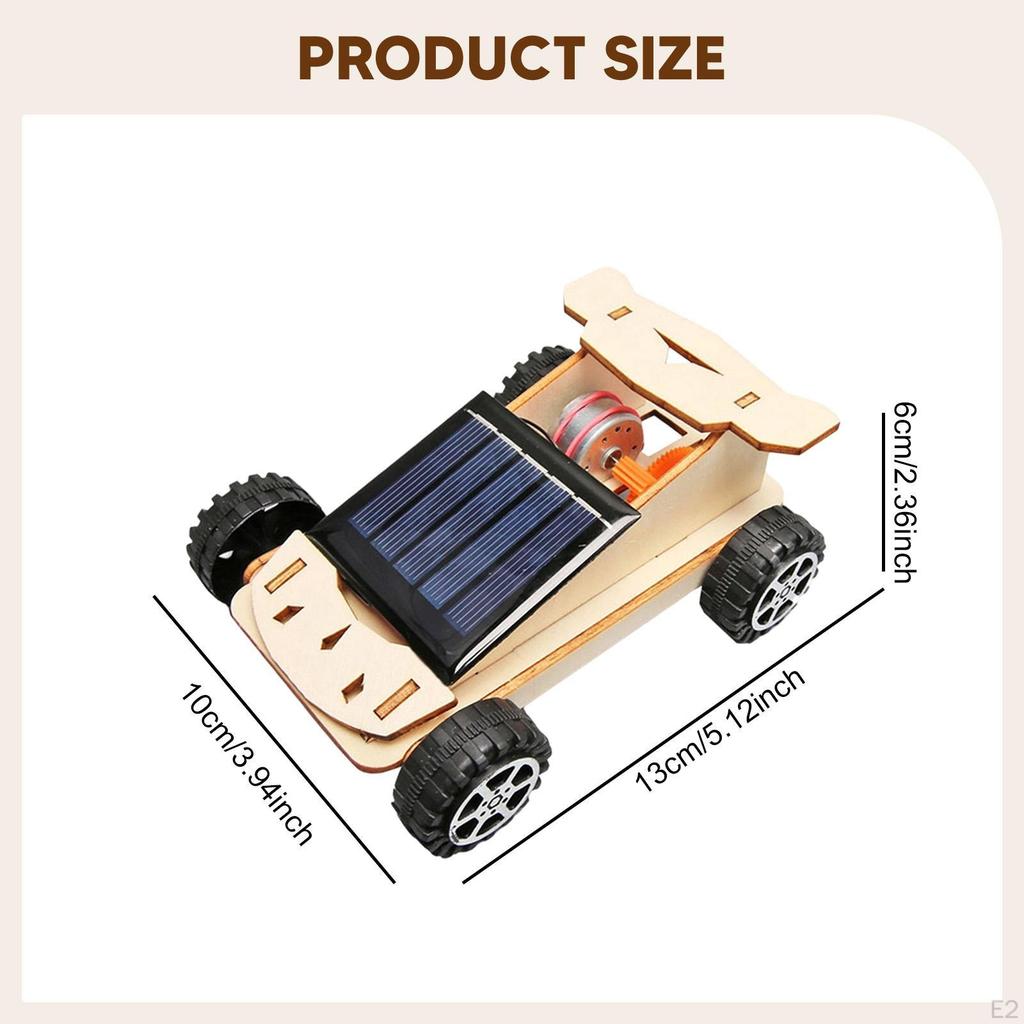 Zasilana energią słoneczną Samochodowa Eksperyment Naukowy Rozwój Kreatywna Inżynieria Zabawka Edukacyjna dla