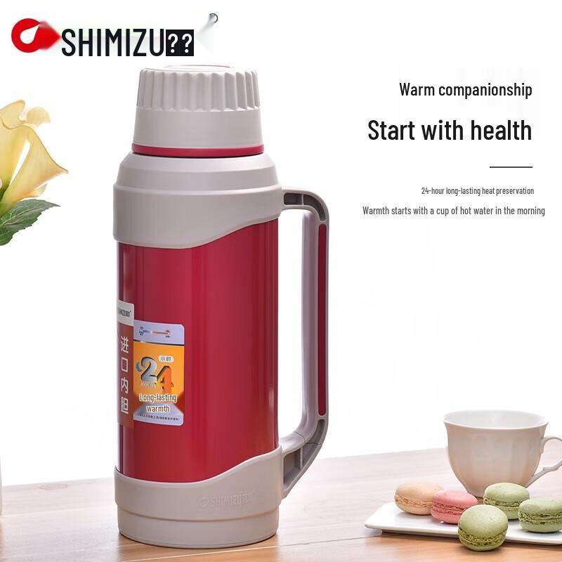 Qingshui Stainless Steel Vacuum Flask with Glass Liner