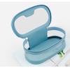 Makeup Bag Woman PU Leather Cosmetic Bags Large Capacity Transparent Washroom Bag Portable Travel Waterproof Mmakeup Box Storage Bag