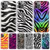 Zebra-Streifen-Druck Handyhülle Für Apple iPhone 17 Air 16 15 Plus 14 + 13 Mini 12 11 Pro Max 7 8 SE 16Max Weiche Hülle Coque