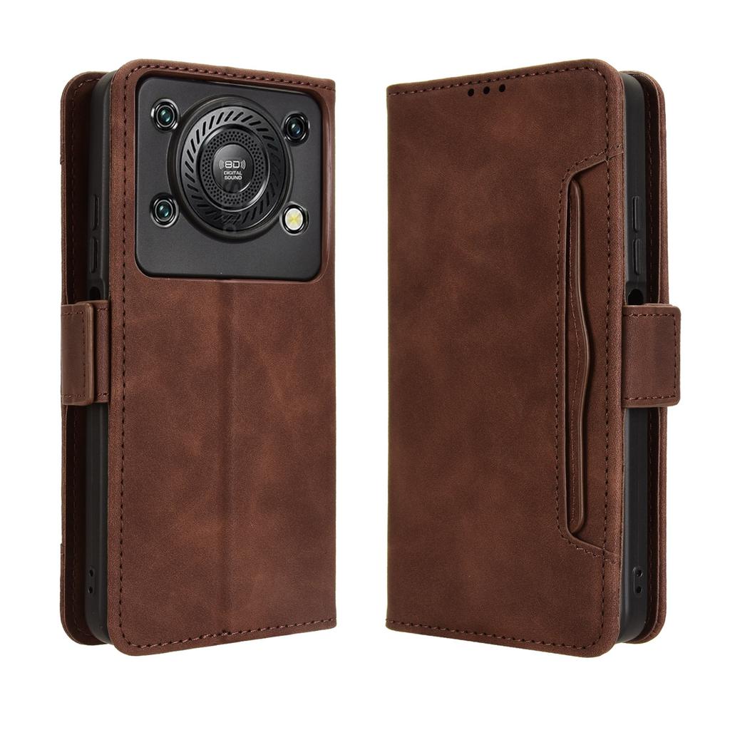For Oukitel C60 Pro/Oukitel C60 Leather Case Phone Wallet Cover with Multiple Card Slots