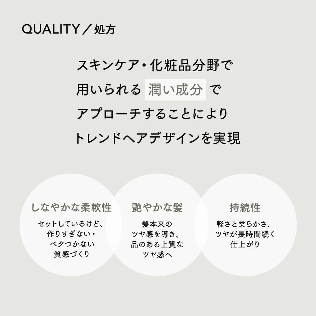 LUVCA Craft Milk Balm 60g Hair Balm Hair Wax for Perms and Curly Volume Contains Moisturizing Ingredients Derived from Skincare Hair, Control,