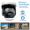 Neue EU 12MP 6K WiFi-Kamera für den Außenbereich, drei Objektive, Dual-Screens, 8-facher Zoom, CCTV-Mini-Videokamera, automatisches Tracking, Sicherheitsschutz, Überwachung, iCSee-App